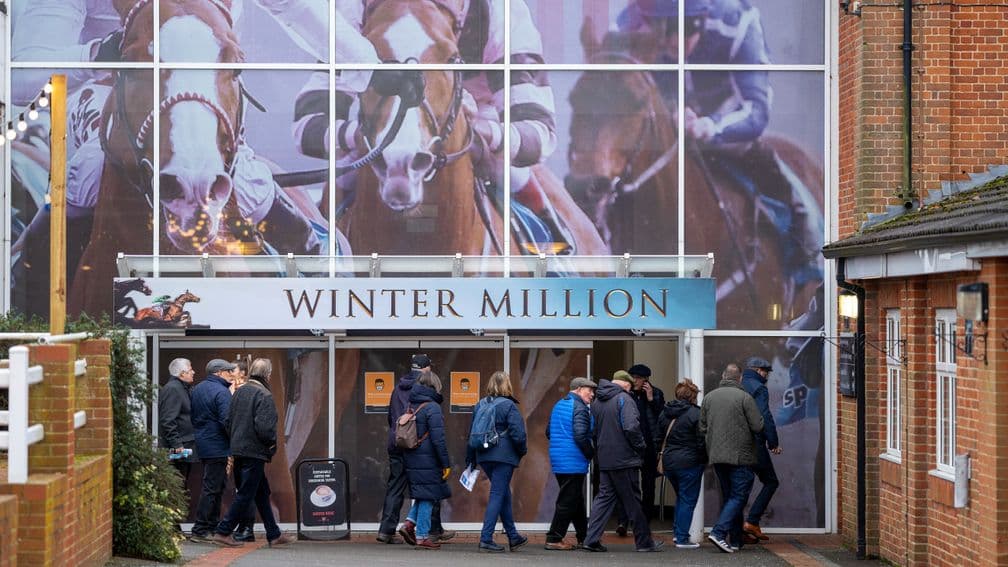 Only the all-weather leg of Lingfield's three-day Winter Million festival was able to go ahead